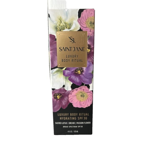 Saint Jane Luxury Body Sun Ritual Hydrating Mineral Sunscreen SPF 30 4 fl oz NIB - Picture 7 of 7